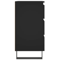 Thumbnail for Nachttisch Schwarz 40x35x69 cm Holzwerkstoff