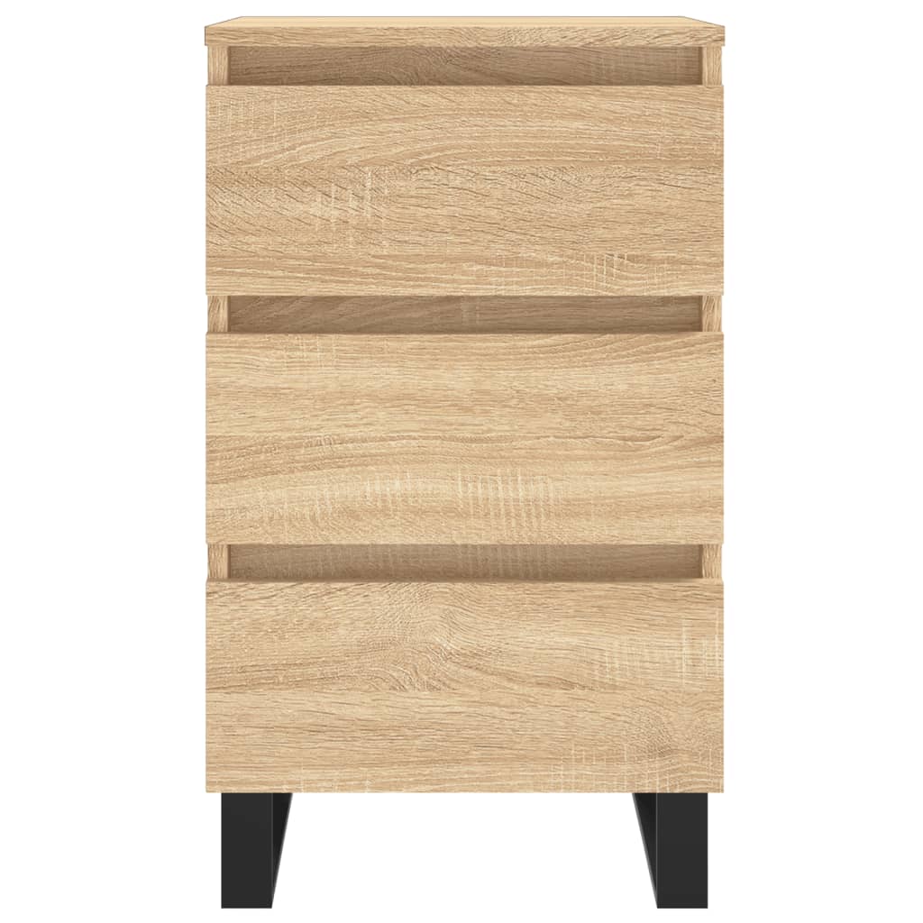 Nachttische 2 Stk. Sonoma-Eiche 40x35x69 cm Holzwerkstoff
