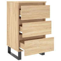 Thumbnail for Nachttische 2 Stk. Sonoma-Eiche 40x35x69 cm Holzwerkstoff