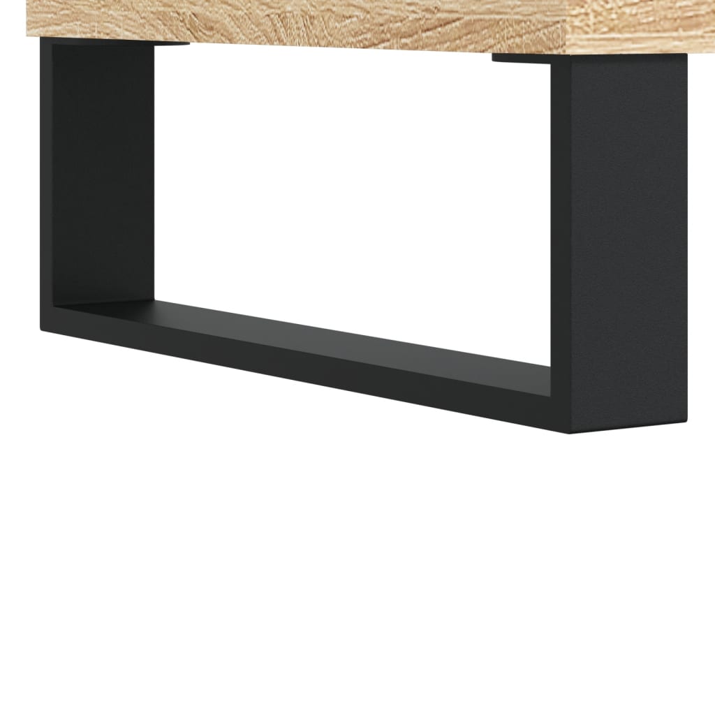 Nachttische 2 Stk. Sonoma-Eiche 40x35x69 cm Holzwerkstoff