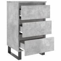 Thumbnail for Nachttisch Betongrau 40x35x69 cm Holzwerkstoff
