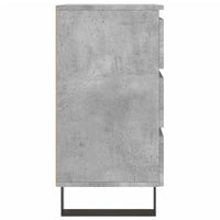 Thumbnail for Nachttisch Betongrau 40x35x69 cm Holzwerkstoff