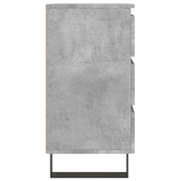 Thumbnail for Nachttische 2 Stk. Betongrau 40x35x69 cm Holzwerkstoff