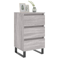 Thumbnail for Nachttische 2 Stk. Grau Sonoma 40x35x69 cm Holzwerkstoff