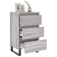 Thumbnail for Nachttische 2 Stk. Grau Sonoma 40x35x69 cm Holzwerkstoff