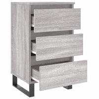 Thumbnail for Nachttische 2 Stk. Grau Sonoma 40x35x69 cm Holzwerkstoff
