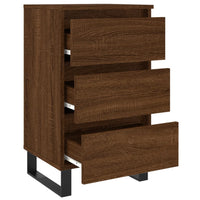 Thumbnail for Nachttische 2 Stk. Braun Eichen-Optik 40x35x69 cm Holzwerkstoff