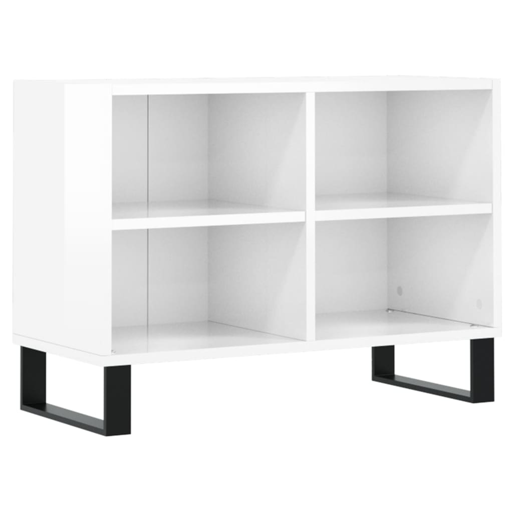 TV-Schrank Hochglanz-Weiß 69,5x30x50 cm Holzwerkstoff