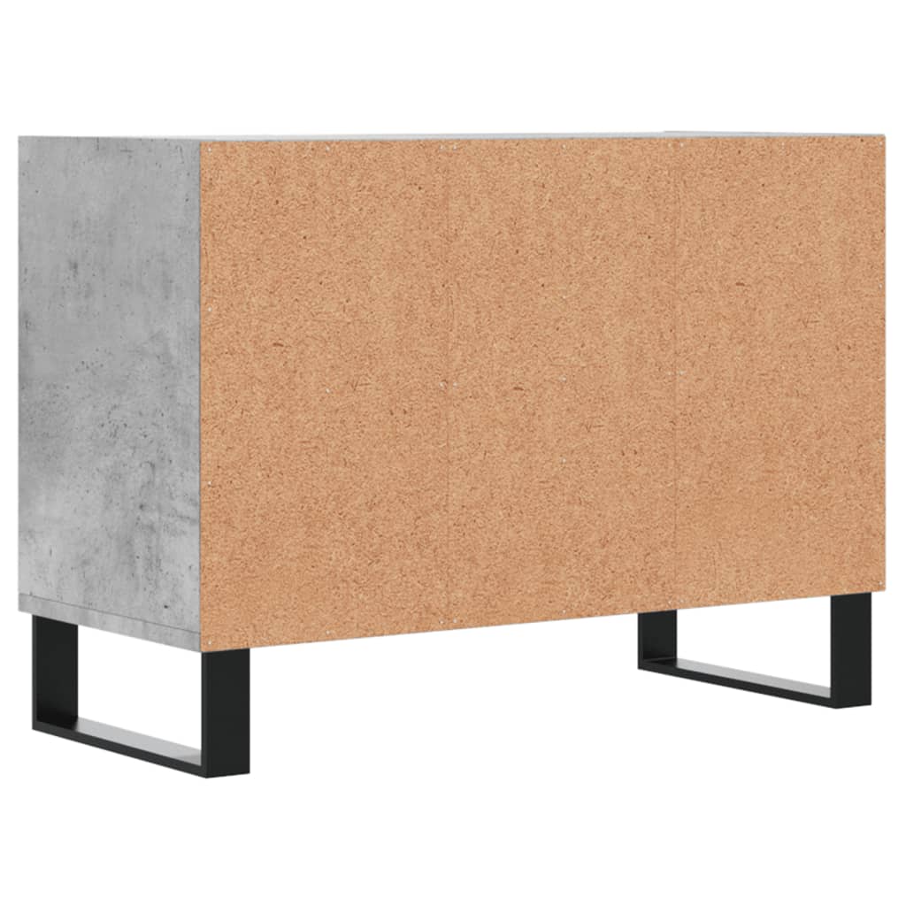 TV-Schrank Betongrau 69,5x30x50 cm Holzwerkstoff