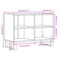 Thumbnail for TV-Schrank Grau Sonoma 69,5x30x50 cm Holzwerkstoff
