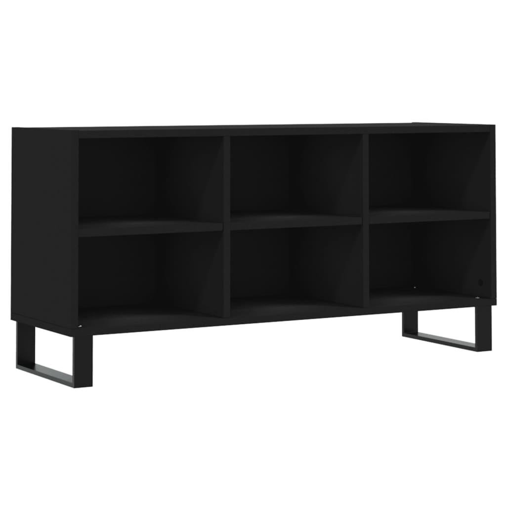 TV-Schrank Schwarz 103,5x30x50 cm Holzwerkstoff