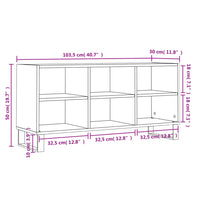 Thumbnail for TV-Schrank Sonoma-Eiche 103,5x30x50 cm Holzwerkstoff