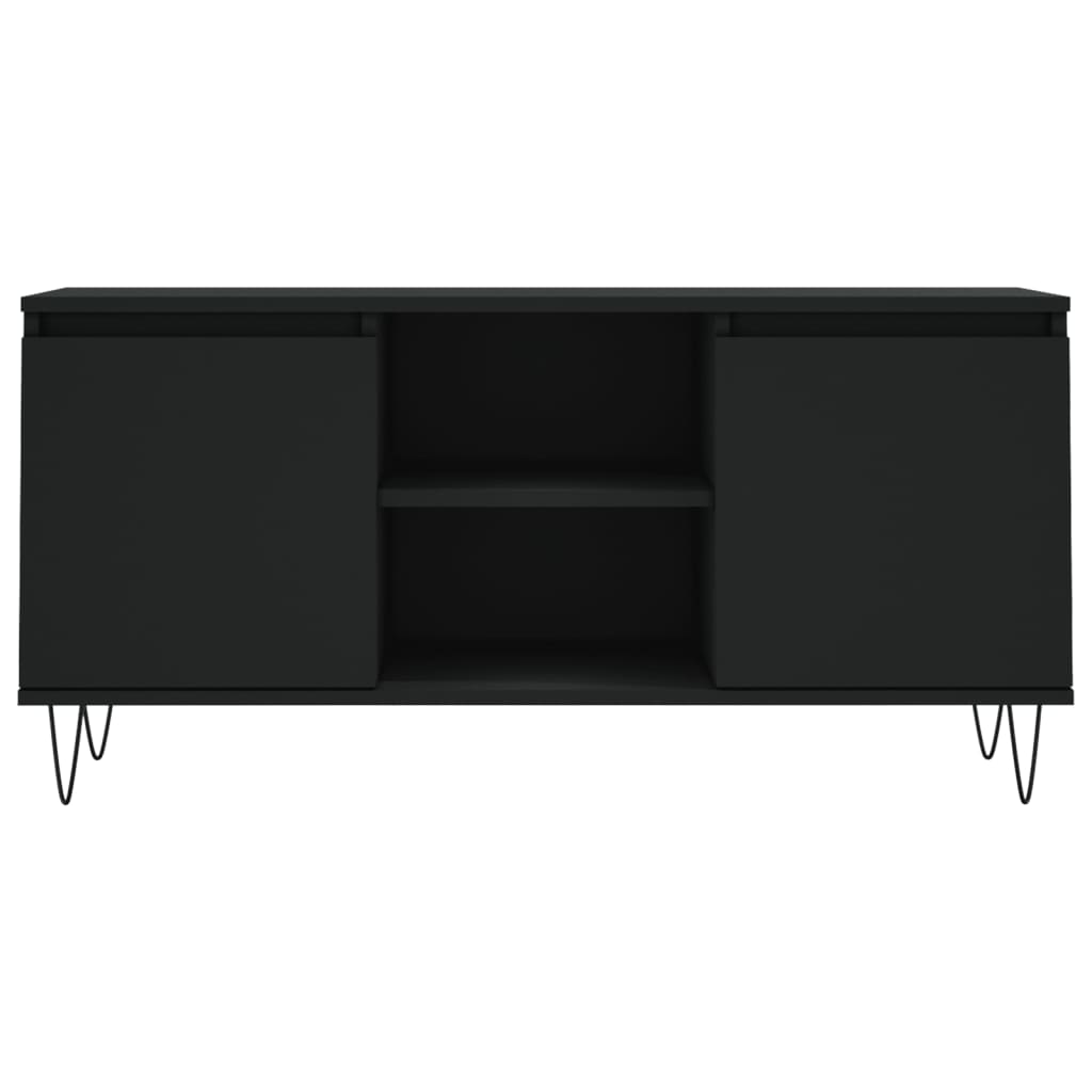 TV-Schrank Schwarz 104x35x50 cm Holzwerkstoff