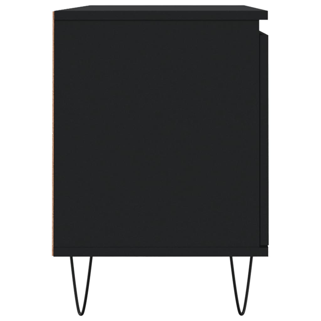 TV-Schrank Schwarz 104x35x50 cm Holzwerkstoff