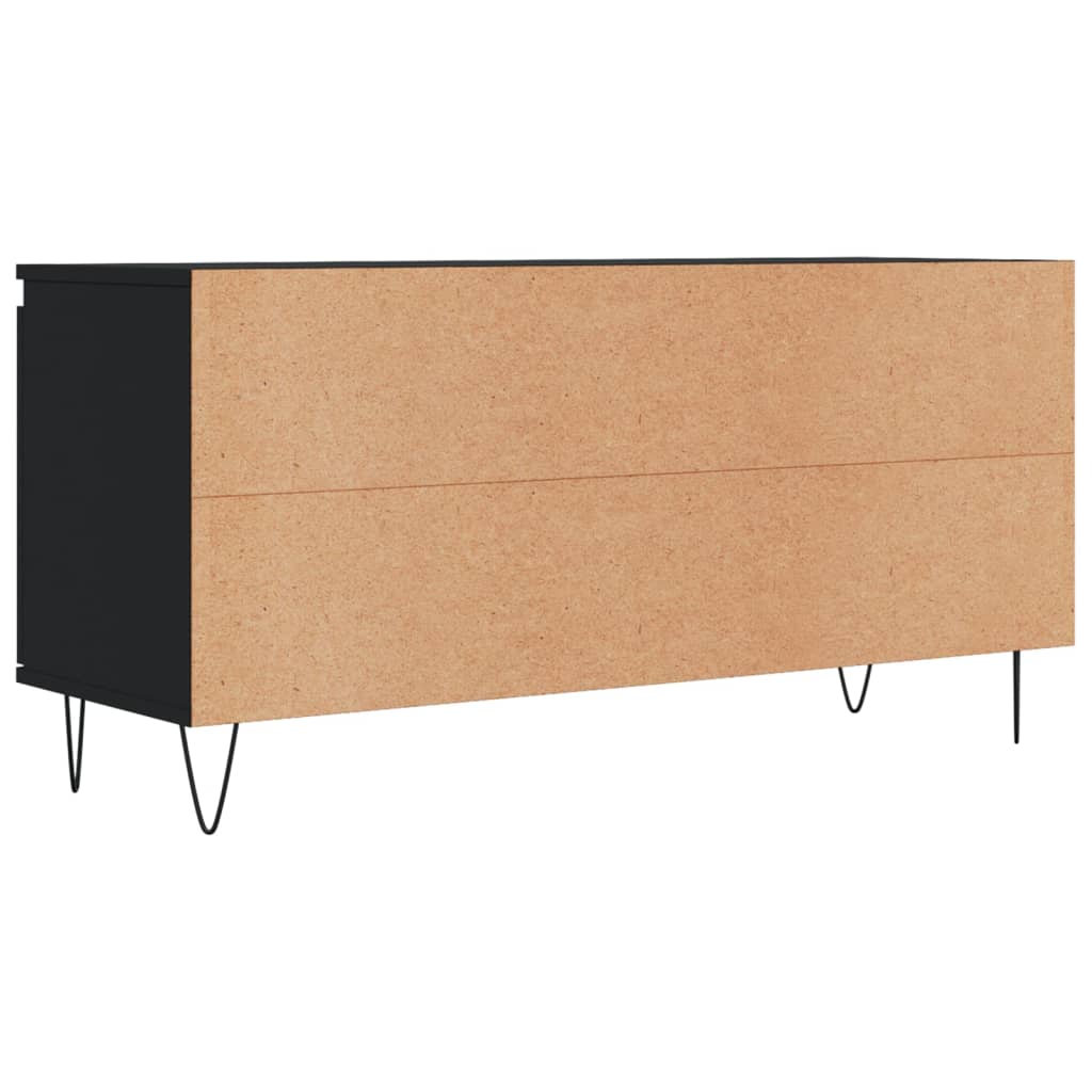 TV-Schrank Schwarz 104x35x50 cm Holzwerkstoff
