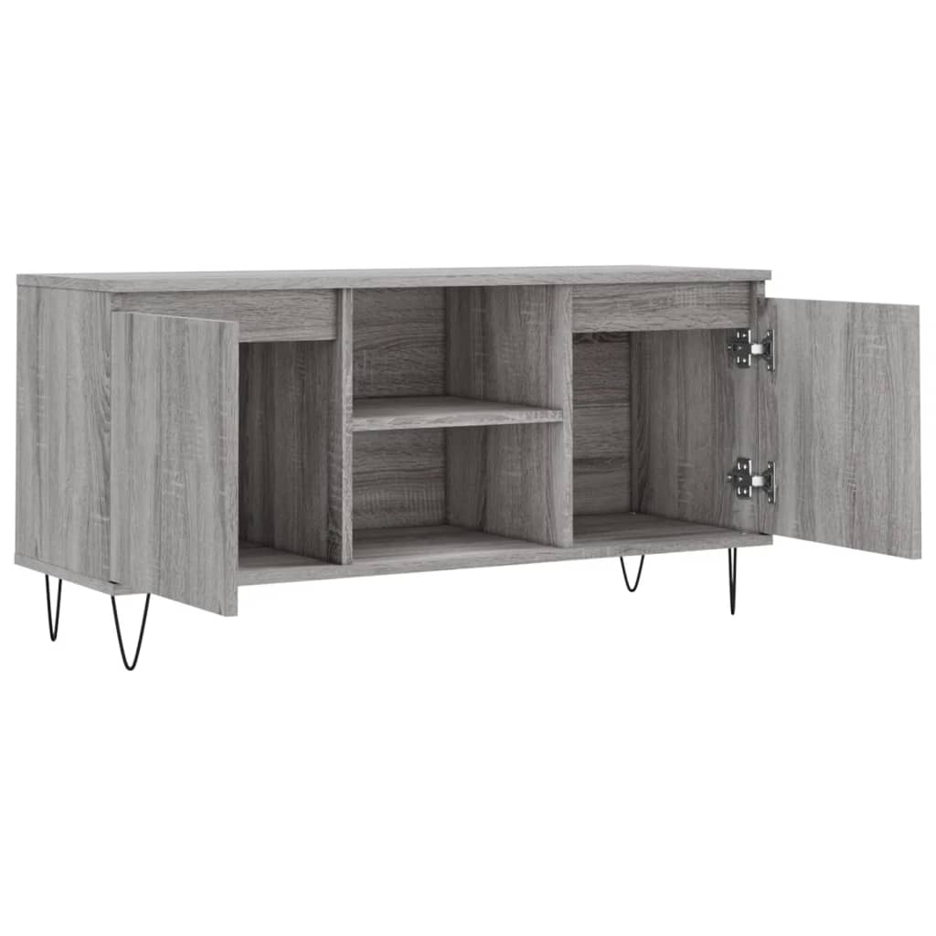 TV-Schrank Grau Sonoma 104x35x50 cm Holzwerkstoff