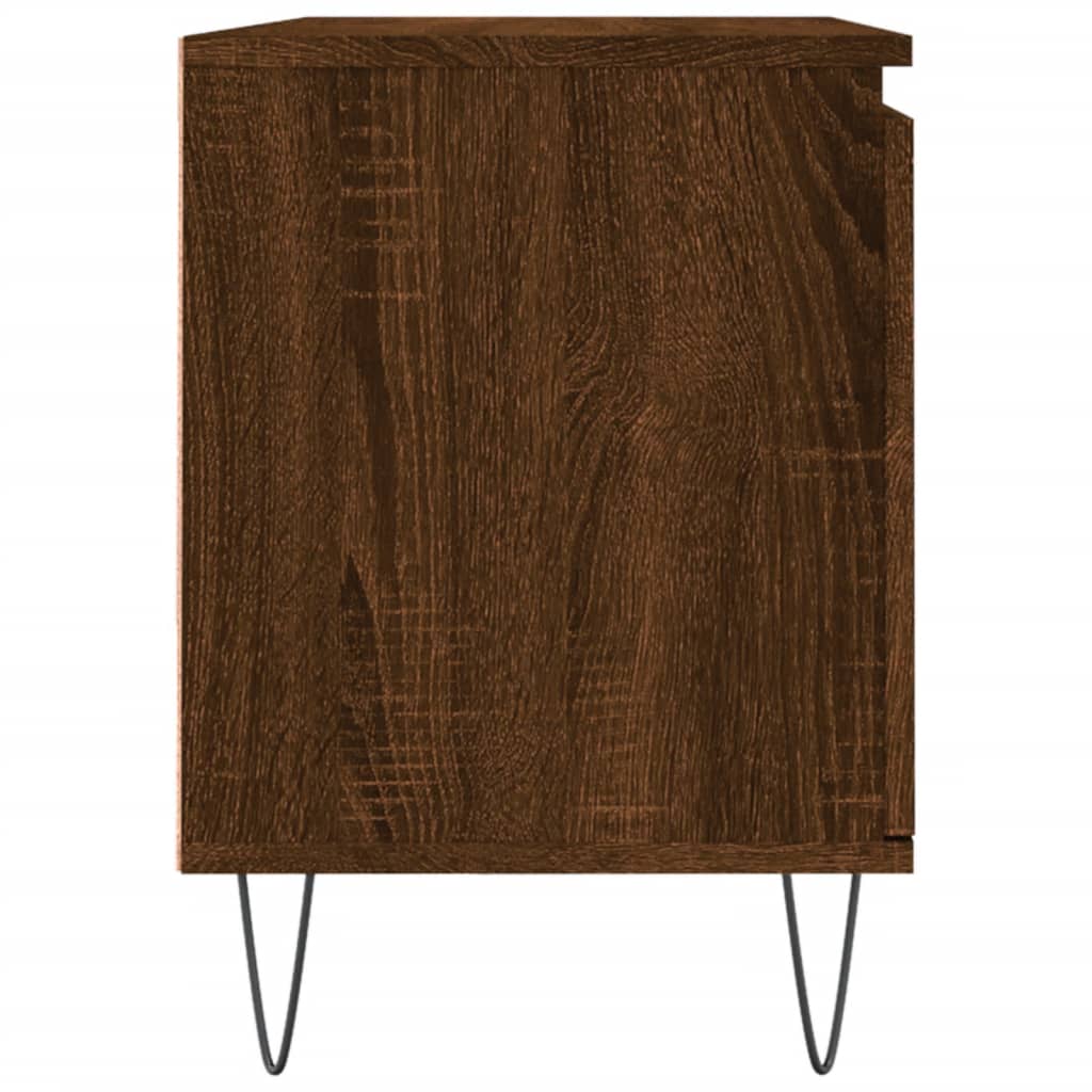 TV-Schrank Braun Eichen-Optik 104x35x50 cm Holzwerkstoff