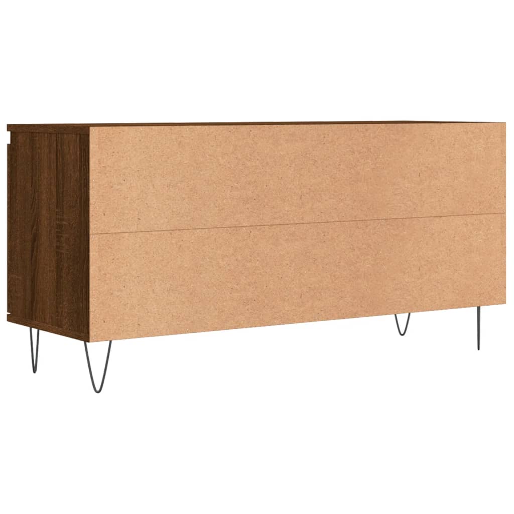 TV-Schrank Braun Eichen-Optik 104x35x50 cm Holzwerkstoff