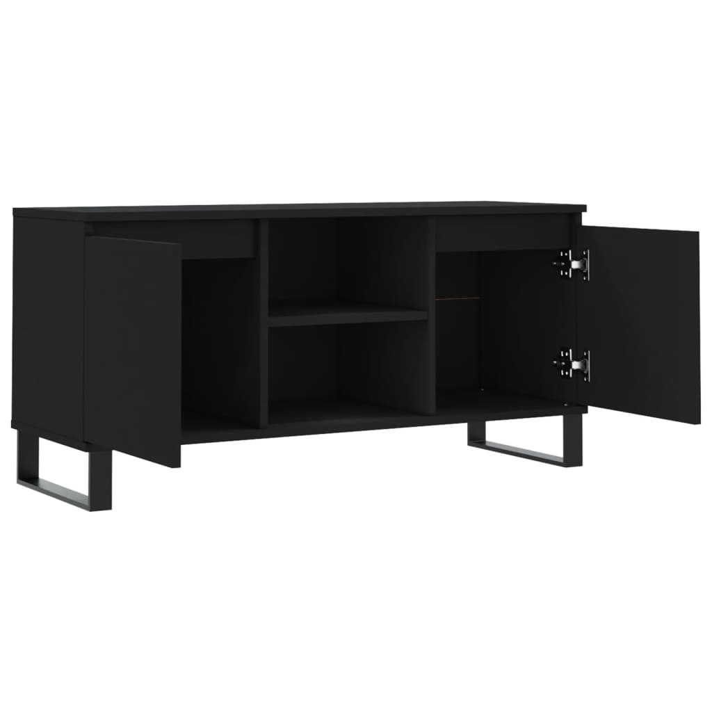 TV-Schrank Schwarz 104x35x50 cm Holzwerkstoff