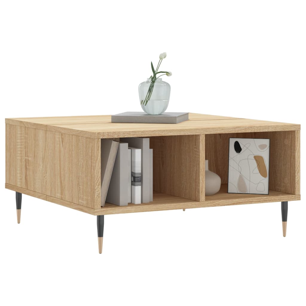 Couchtisch Sonoma-Eiche 60x60x30 cm Holzwerkstoff
