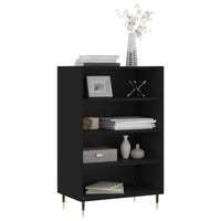 Thumbnail for Highboard Schwarz 57x35x90 cm Holzwerkstoff