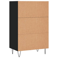 Thumbnail for Highboard Schwarz 57x35x90 cm Holzwerkstoff
