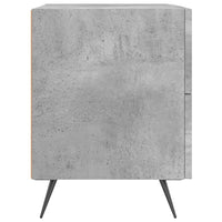 Thumbnail for Nachttisch Betongrau 40x35x47,5 cm Holzwerkstoff
