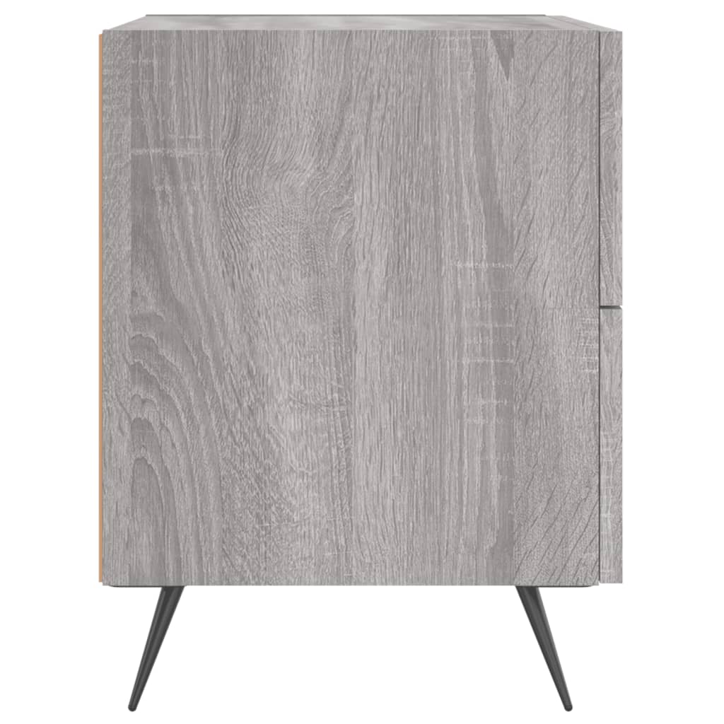 Nachttisch Grau Sonoma 40x35x47,5 cm Holzwerkstoff