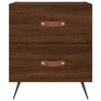 Thumbnail for Nachttische 2Stk. Braun Eichen-Optik 40x35x47,5cm Holzwerkstoff