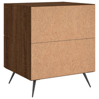 Thumbnail for Nachttische 2Stk. Braun Eichen-Optik 40x35x47,5cm Holzwerkstoff