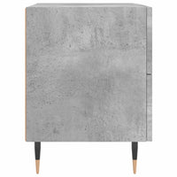 Thumbnail for Nachttisch Betongrau 40x35x47,5 cm Holzwerkstoff