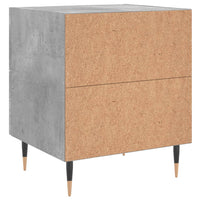 Thumbnail for Nachttische 2 Stk. Betongrau 40x35x47,5 cm Holzwerkstoff