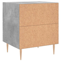Thumbnail for Nachttisch Betongrau 40x35x47,5 cm Holzwerkstoff