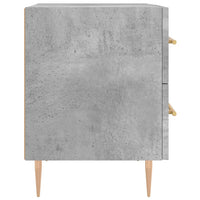Thumbnail for Nachttische 2 Stk. Betongrau 40x35x47,5 cm Holzwerkstoff