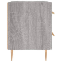 Thumbnail for Nachttische 2 Stk. Grau Sonoma 40x35x47,5 cm Holzwerkstoff
