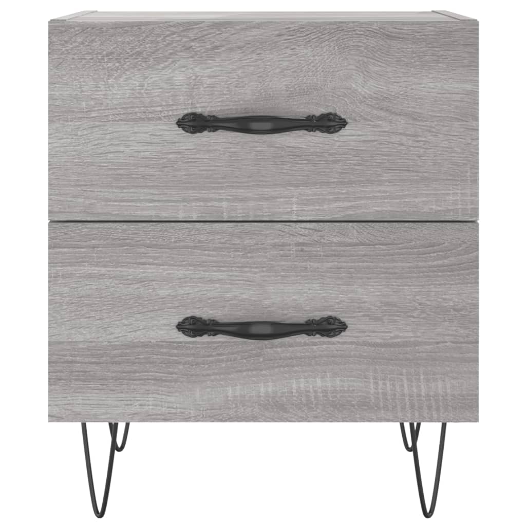 Nachttisch Grau Sonoma 40x35x47,5 cm Holzwerkstoff