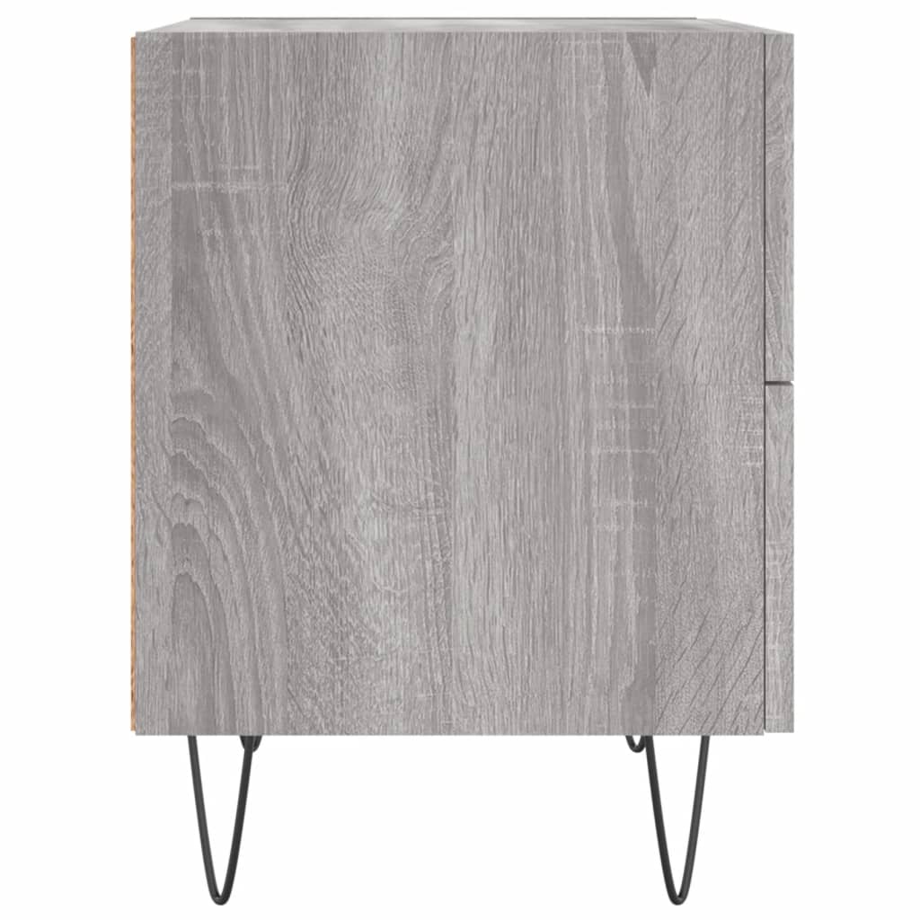 Nachttisch Grau Sonoma 40x35x47,5 cm Holzwerkstoff