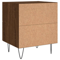 Thumbnail for Nachttische 2Stk. Braun Eichen-Optik 40x35x47,5cm Holzwerkstoff