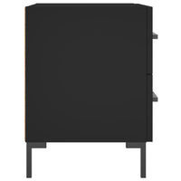 Thumbnail for Nachttisch Schwarz 40x35x47,5 cm Holzwerkstoff