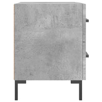 Thumbnail for Nachttisch Betongrau 40x35x47,5 cm Holzwerkstoff