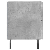 Thumbnail for Nachttisch Betongrau 40x35x47,5 cm Holzwerkstoff