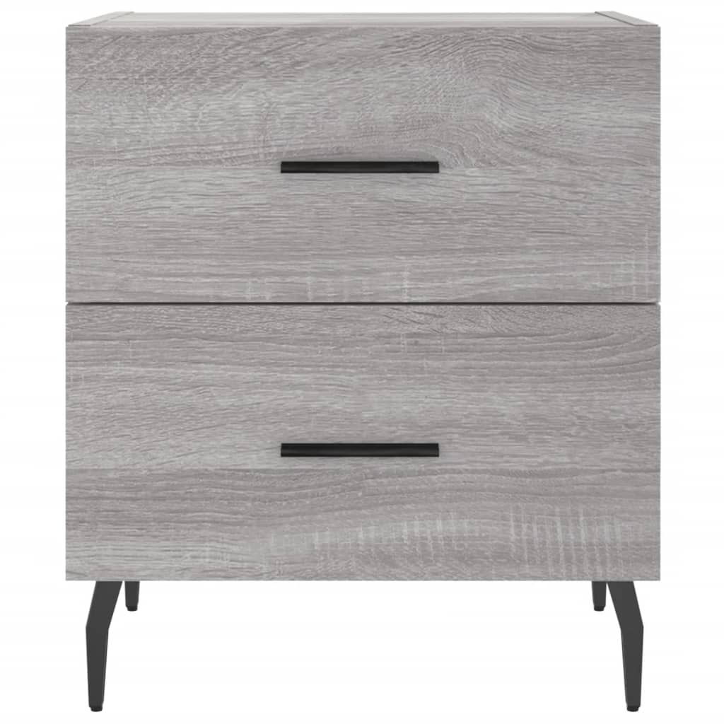 Nachttisch Grau Sonoma 40x35x47,5 cm Holzwerkstoff