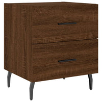 Thumbnail for Nachttische 2Stk. Braun Eichen-Optik 40x35x47,5cm Holzwerkstoff