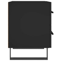 Thumbnail for Nachttische 2 Stk. Schwarz 40x35x47,5 cm Holzwerkstoff