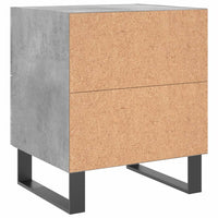 Thumbnail for Nachttisch Betongrau 40x35x47,5 cm Holzwerkstoff