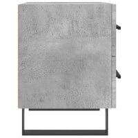 Thumbnail for Nachttische 2 Stk. Betongrau 40x35x47,5 cm Holzwerkstoff