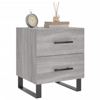 Thumbnail for Nachttische 2 Stk. Grau Sonoma 40x35x47,5 cm Holzwerkstoff
