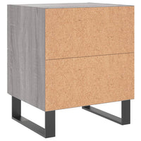 Thumbnail for Nachttische 2 Stk. Grau Sonoma 40x35x47,5 cm Holzwerkstoff