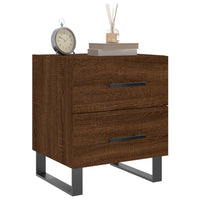 Thumbnail for Nachttische 2Stk. Braun Eichen-Optik 40x35x47,5cm Holzwerkstoff