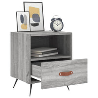 Thumbnail for Nachttische 2 Stk. Grau Sonoma 40x35x47,5 cm Holzwerkstoff